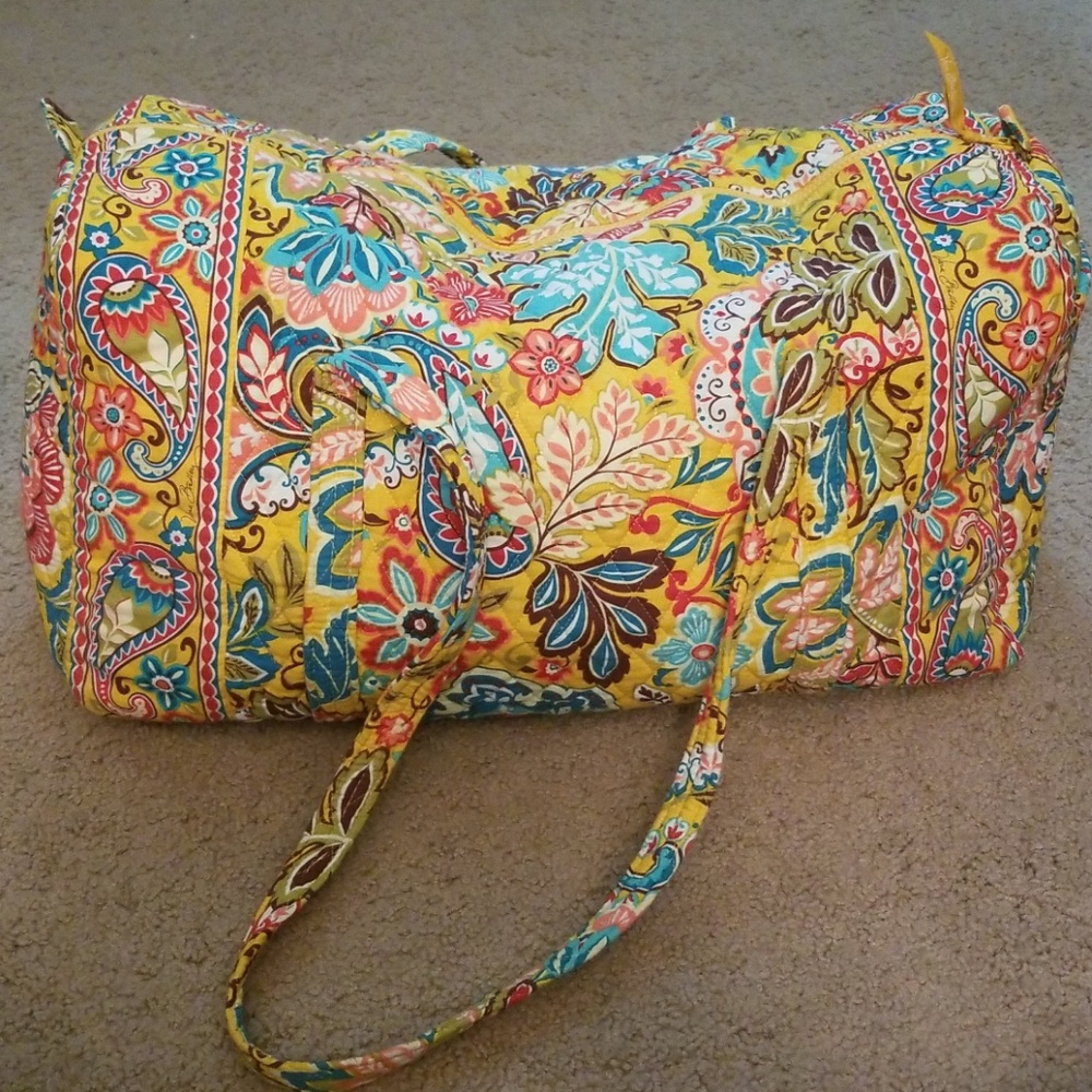 Large Vera Bradley Duffle Bag